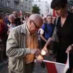 21.07.2017 Kielce. Manifestacja KOD przed Sądem Okręgowym. / Jarosław Kubalski / Radio Kielce