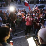 21.07.2017 Kielce. Manifestacja KOD przed Sądem Okręgowym. / Jarosław Kubalski / Radio Kielce