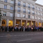 21.07.2017 Kielce. Manifestacja KOD przed Sądem Okręgowym. / Jarosław Kubalski / Radio Kielce