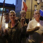 21.07.2017 Kielce. Manifestacja KOD przed Sądem Okręgowym. / Jarosław Kubalski / Radio Kielce