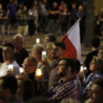 21.07.2017 Kielce. Manifestacja KOD przed Sądem Okręgowym. / Jarosław Kubalski / Radio Kielce