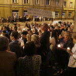 21.07.2017 Kielce. Manifestacja KOD przed Sądem Okręgowym. / Jarosław Kubalski / Radio Kielce