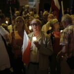 21.07.2017 Kielce. Manifestacja KOD przed Sądem Okręgowym. / Jarosław Kubalski / Radio Kielce