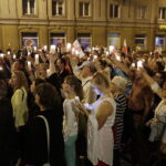 21.07.2017 Kielce. Manifestacja KOD przed Sądem Okręgowym. / Jarosław Kubalski / Radio Kielce