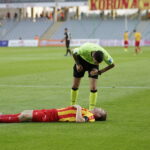 31.07.2017 Kielce. Mecz LOTTO Ekstraklasy Korona Kielce -  Cracovia Kraków. / Jarosław Kubalski - Radio Kielce / Kielce. Mecz LOTTO Ekstraklasy Korona Kielce -  Cracovia Kraków. Bartosz Rymaniak