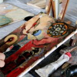 06.07.2017 Celiny. Gospodarstwo agroturystyczne "Gratka". Międzynarodowy Plener Malarski. / Krzysztof Bujnowicz / Radio Kielce