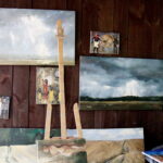 06.07.2017 Celiny. Gospodarstwo agroturystyczne "Gratka". Międzynarodowy Plener Malarski. / Krzysztof Bujnowicz / Radio Kielce