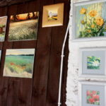 06.07.2017 Celiny. Gospodarstwo agroturystyczne "Gratka". Międzynarodowy Plener Malarski. / Krzysztof Bujnowicz / Radio Kielce