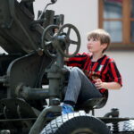 01.07.2017 Kielce. OMPiO. Stary sprzęt wojskowy na Wzgórzu Zamkowym. / Marzena Mąkosa / Radio Kielce