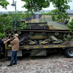 02.07.2017 Kielce. Militarna ekspozycja na Wzgórzu Zamkowym. / Marzena Mąkosa / Radio Kielce