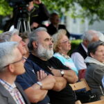 04.07.2017 Kielce. Koncert kantorów żydowskich przed budynkiem dawnej synagogi kieleckiej. / Marzena Mąkosa / Radio Kielce