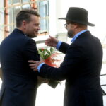 04.07.2017 Kielce. Koncert kantorów żydowskich przed budynkiem dawnej synagogi kieleckiej. / Marzena Mąkosa / Radio Kielce