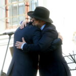 04.07.2017 Kielce. Koncert kantorów żydowskich przed budynkiem dawnej synagogi kieleckiej. / Marzena Mąkosa / Radio Kielce