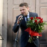 04.07.2017 Kielce. Koncert kantorów żydowskich przed budynkiem dawnej synagogi kieleckiej. / Marzena Mąkosa / Radio Kielce