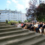 04.07.2017 Kielce. Koncert kantorów żydowskich przed budynkiem dawnej synagogi kieleckiej. / Marzena Mąkosa / Radio Kielce