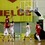 05.07.2017 Kielce. Towarzyski mecz koszykarski reprezentacji Polski i Węgier do lat 16. / Marzena Mąkosa / Radio Kielce