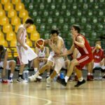 05.07.2017 Kielce. Towarzyski mecz koszykarski reprezentacji Polski i Węgier do lat 16. / Marzena Mąkosa / Radio Kielce