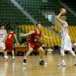 05.07.2017 Kielce. Towarzyski mecz koszykarski reprezentacji Polski i Węgier do lat 16. / Marzena Mąkosa / Radio Kielce
