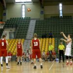 05.07.2017 Kielce. Towarzyski mecz koszykarski reprezentacji Polski i Węgier do lat 16. / Marzena Mąkosa / Radio Kielce