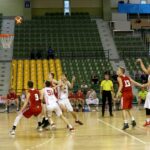 05.07.2017 Kielce. Towarzyski mecz koszykarski reprezentacji Polski i Węgier do lat 16. / Marzena Mąkosa / Radio Kielce