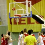 05.07.2017 Kielce. Towarzyski mecz koszykarski reprezentacji Polski i Węgier do lat 16. / Marzena Mąkosa / Radio Kielce