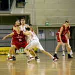 05.07.2017 Kielce. Towarzyski mecz koszykarski reprezentacji Polski i Węgier do lat 16. / Marzena Mąkosa / Radio Kielce