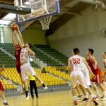 05.07.2017 Kielce. Towarzyski mecz koszykarski reprezentacji Polski i Węgier do lat 16. / Marzena Mąkosa / Radio Kielce