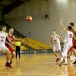 05.07.2017 Kielce. Towarzyski mecz koszykarski reprezentacji Polski i Węgier do lat 16. / Marzena Mąkosa / Radio Kielce