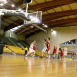 05.07.2017 Kielce. Towarzyski mecz koszykarski reprezentacji Polski i Węgier do lat 16. / Marzena Mąkosa / Radio Kielce