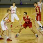 05.07.2017 Kielce. Towarzyski mecz koszykarski reprezentacji Polski i Węgier do lat 16. / Marzena Mąkosa / Radio Kielce