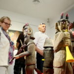 06.07.2017 Kielce. "Fantazmaty. Barwny świat polskiej i meksykańskiej sztuki ludowej" w Muzeum Dialogu Kultur. / Marzena Mąkosa / Radio Kielce