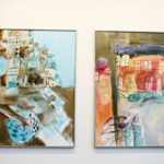 06.07.2017 Kielce. "Oswoić dualizm" Wernisaż wystawy malarstwa w Pałacyku Zielińskiego. / Marzena Mąkosa / Radio Kielce