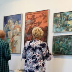 06.07.2017 Kielce. "Oswoić dualizm" Wernisaż wystawy malarstwa w Pałacyku Zielińskiego. / Marzena Mąkosa / Radio Kielce