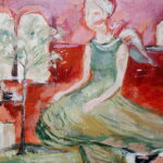 06.07.2017 Kielce. "Oswoić dualizm" Wernisaż wystawy malarstwa w Pałacyku Zielińskiego. / Marzena Mąkosa / Radio Kielce