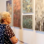 06.07.2017 Kielce. "Oswoić dualizm" Wernisaż wystawy malarstwa w Pałacyku Zielińskiego. / Marzena Mąkosa / Radio Kielce