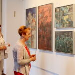 06.07.2017 Kielce. "Oswoić dualizm" Wernisaż wystawy malarstwa w Pałacyku Zielińskiego. / Marzena Mąkosa / Radio Kielce