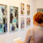 06.07.2017 Kielce. "Oswoić dualizm" Wernisaż wystawy malarstwa w Pałacyku Zielińskiego. / Marzena Mąkosa / Radio Kielce