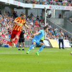 09.07.2017 Kielce. Prezentacja Korony i sparing z AEK Ateny. / Marzena Mąkosa / Radio Kielce