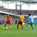 09.07.2017 Kielce. Prezentacja Korony i sparing z AEK Ateny. / Marzena Mąkosa / Radio Kielce