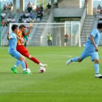 09.07.2017 Kielce. Prezentacja Korony i sparing z AEK Ateny. / Marzena Mąkosa / Radio Kielce