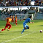 09.07.2017 Kielce. Prezentacja Korony i sparing z AEK Ateny. / Marzena Mąkosa / Radio Kielce