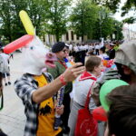 14.07.2017 Kielce. Korowód Festiwalu Harcerskiego. / Marzena Mąkosa / Radio Kielce