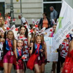 14.07.2017 Kielce. Korowód Festiwalu Harcerskiego. / Marzena Mąkosa / Radio Kielce