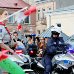 14.07.2017 Kielce. Korowód Festiwalu Harcerskiego. / Marzena Mąkosa / Radio Kielce
