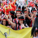 14.07.2017 Kielce. Korowód Festiwalu Harcerskiego. / Marzena Mąkosa / Radio Kielce