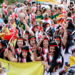 14.07.2017 Kielce. Korowód Festiwalu Harcerskiego. / Marzena Mąkosa / Radio Kielce