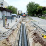 19.07.2017 Kielce. Prace związane z modernizacją sieci ciepłowniczej przy ulicy Marszałkowskiej. / Marzena Mąkosa / Radio Kielce