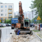 19.07.2017 Kielce. Prace związane z modernizacją sieci ciepłowniczej przy ulicy Marszałkowskiej. / Marzena Mąkosa / Radio Kielce