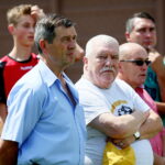 20.07.2017 Kielce. Poświęcenie szatni na stadionie Czarnovii. / Marzena Mąkosa / Radio Kielce