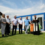 20.07.2017 Kielce. Poświęcenie szatni na stadionie Czarnovii. / Marzena Mąkosa / Radio Kielce